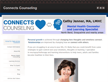 Tablet Screenshot of connectscounseling.com